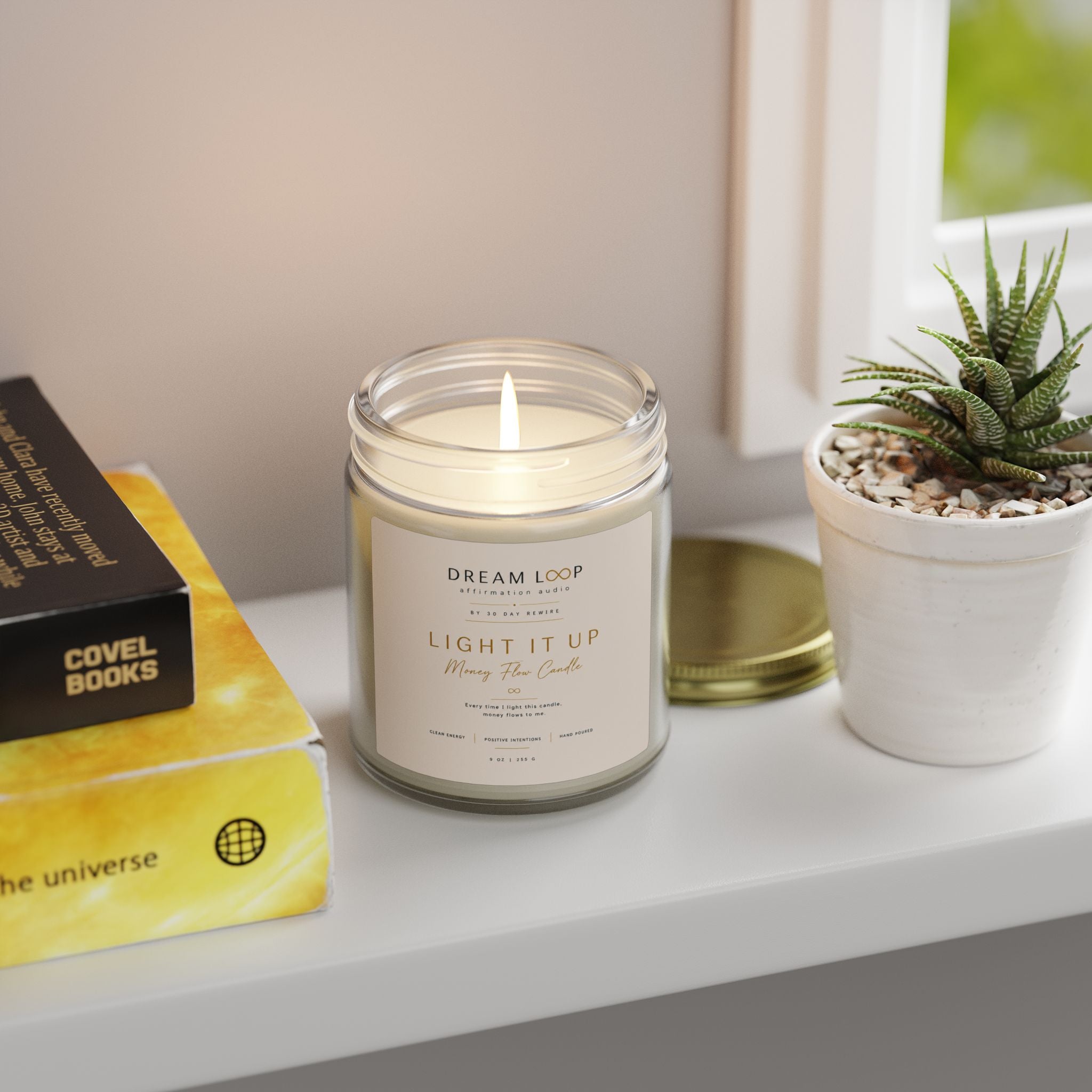 Scented Candles, Coconut Apricot Wax (4oz, 9oz)