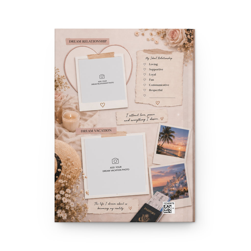 Personalized Dream Life Vision Board Journal