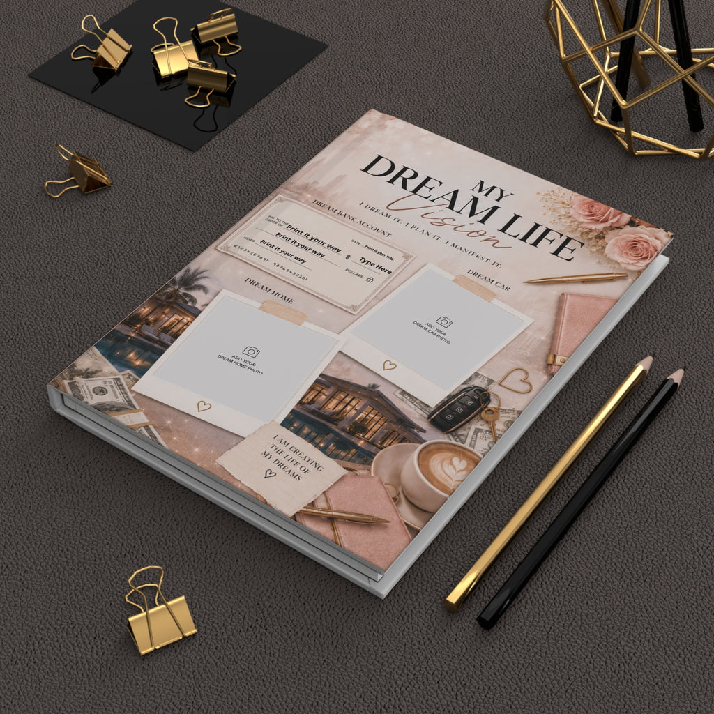 Personalized Dream Life Vision Board Journal