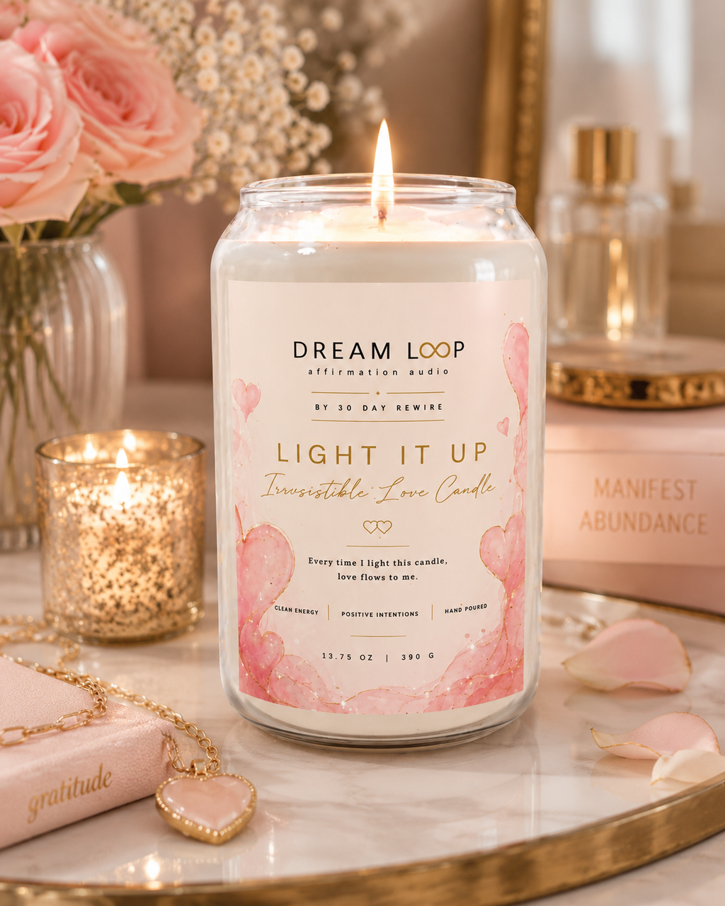 Dream Loop™ Irresistible Love Candle | Love Manifestation Candle