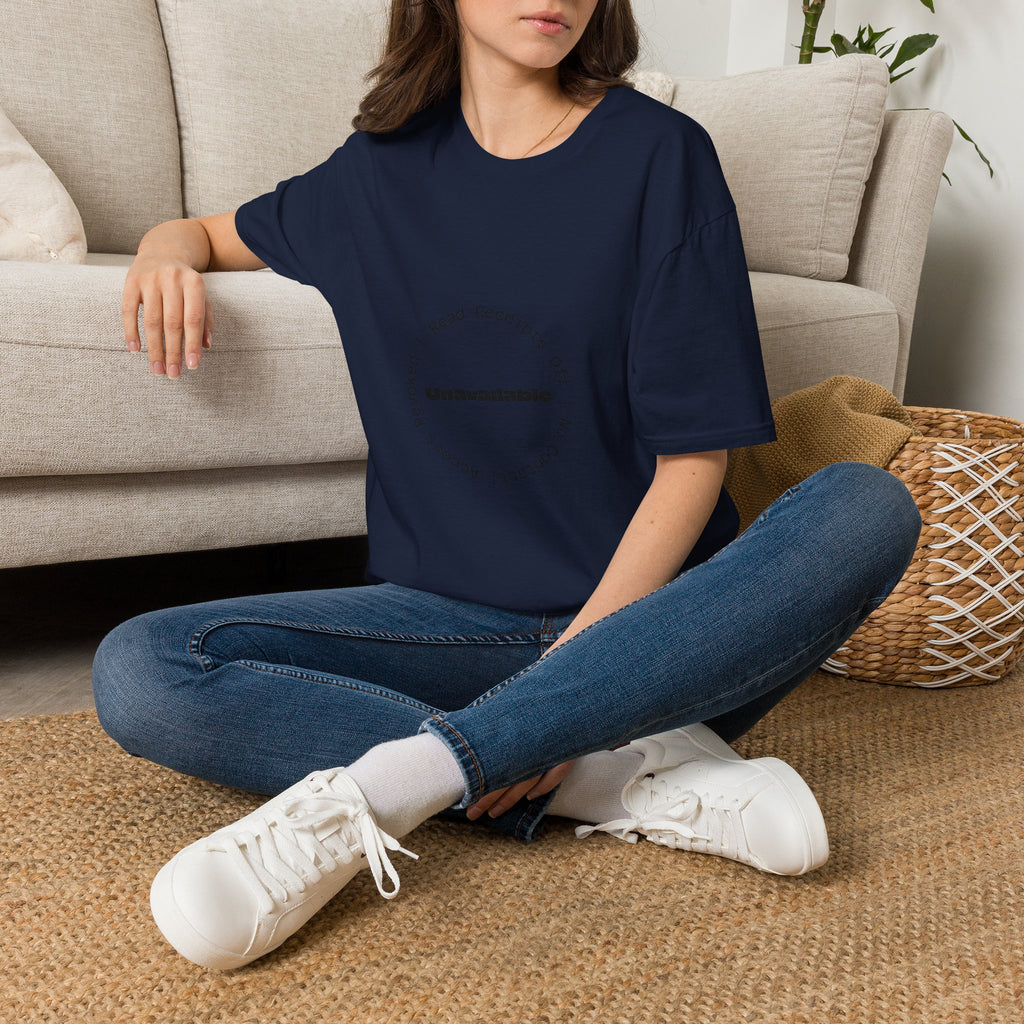 Unavailable T‑Shirt — Minimal Circle 'Read Receipts Off' Graphic Tee